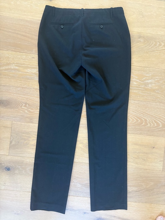 GAP True Straight Black Work Pants Stretch Size 10 Long Office Professional - Picture 3 of 9